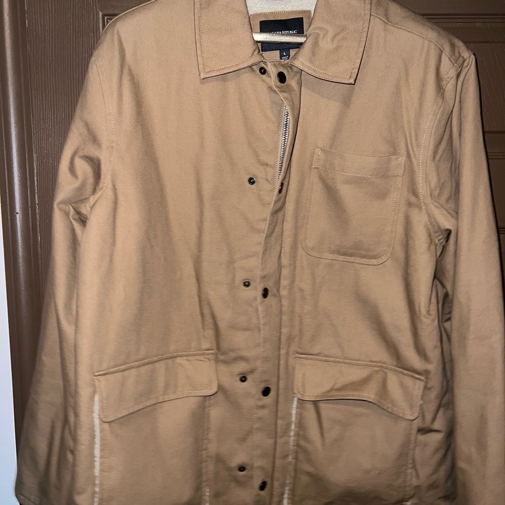 Banana Republic Khaki Hunting Jacket Large